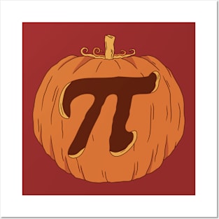 Funny Pumpkin Pi // Thanksgiving Math Joke // Pumpkin Pie Posters and Art